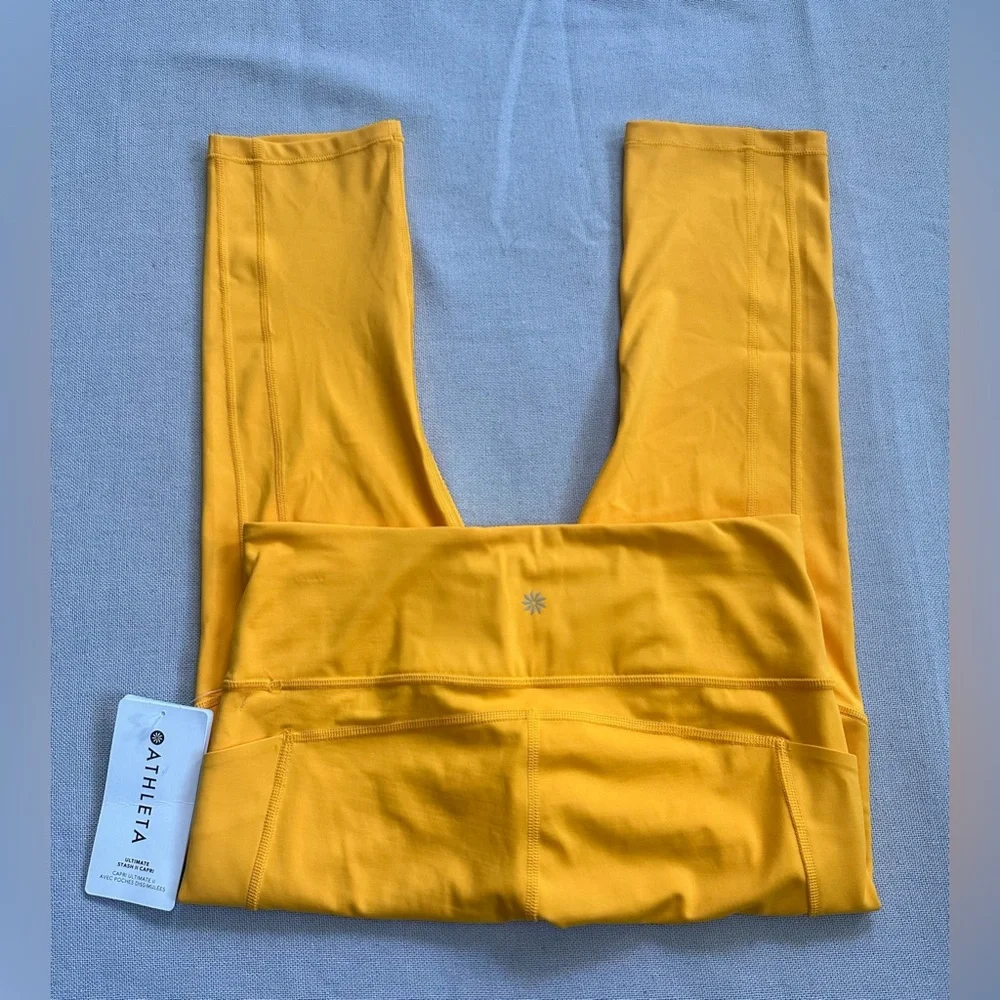 Athleta Ultimate Stash 2 Capri Leggings New - Picture 5 of 9